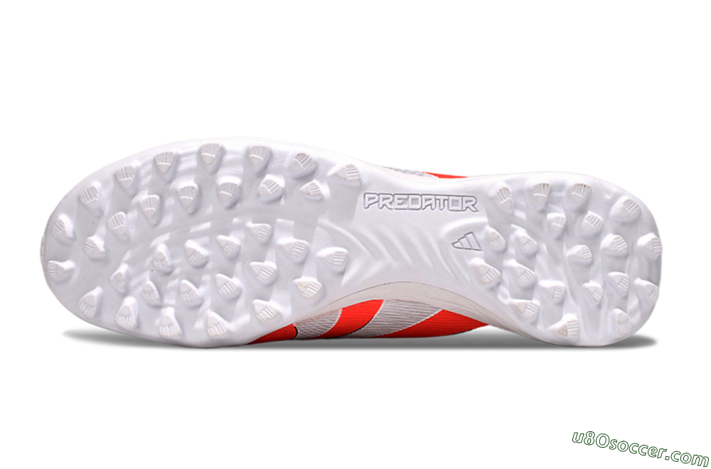 Adidas Predator Elite Foldover Tongue TF Artificial Turf Soccer Shoes - Red/White/Black 6
