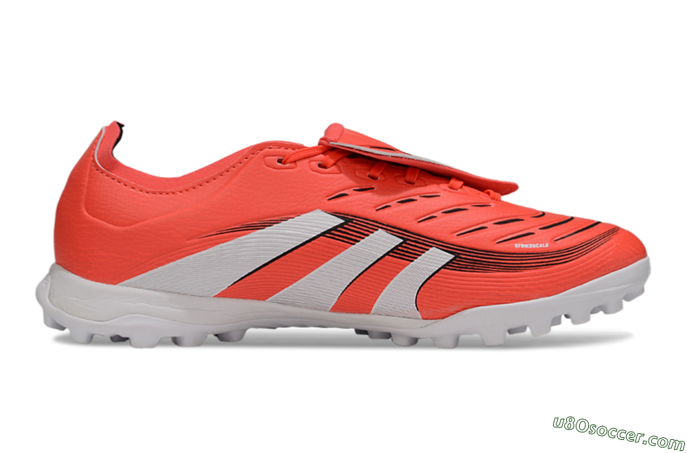 Adidas Predator Elite Foldover Tongue TF Artificial Turf Soccer Shoes - Red/White/Black 7