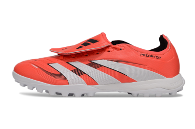 Adidas Predator Elite Foldover Tongue TF Artificial Turf Soccer Shoes - Red/White/Black