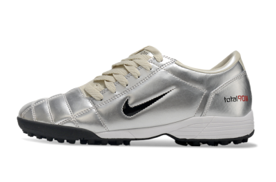 Nike Total 90 III TF Artificial Turf Soccer Shoes - Silver/Black/Red