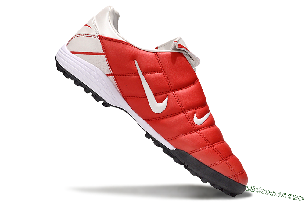 Nike Total 90 III TF Artificial Turf Soccer Shoes - White/Red/Black 5