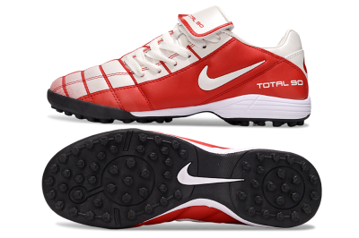 Nike Total 90 III TF Artificial Turf Soccer Shoes - White/Red/Black