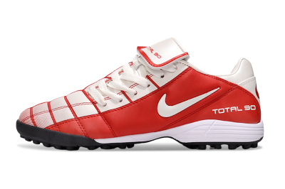Nike Total 90 III TF Artificial Turf Soccer Shoes - White/Red/Black
