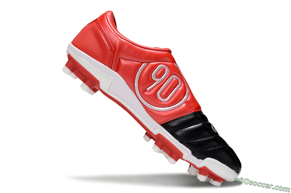 Nike Air Zoom Total 90 III FG Firm Ground Soccer Cleats - Black/White/Red 5