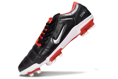 Nike Air Zoom Total 90 III FG Firm Ground Soccer Cleats - Black/White/Red