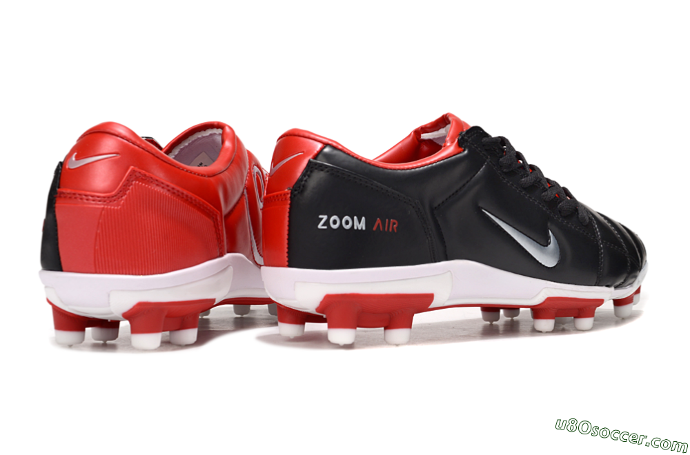 Nike Air Zoom Total 90 III FG Firm Ground Soccer Cleats - Black/White/Red 7