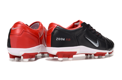 Nike Air Zoom Total 90 III FG Firm Ground Soccer Cleats - Black/White/Red