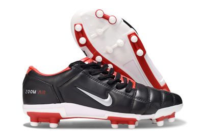 Nike Air Zoom Total 90 III FG Firm Ground Soccer Cleats - Black/White/Red