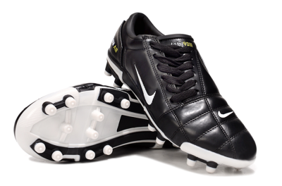 Nike Air Zoom Total 90 III FG Firm Ground Soccer Cleats - Black/White/Yellow