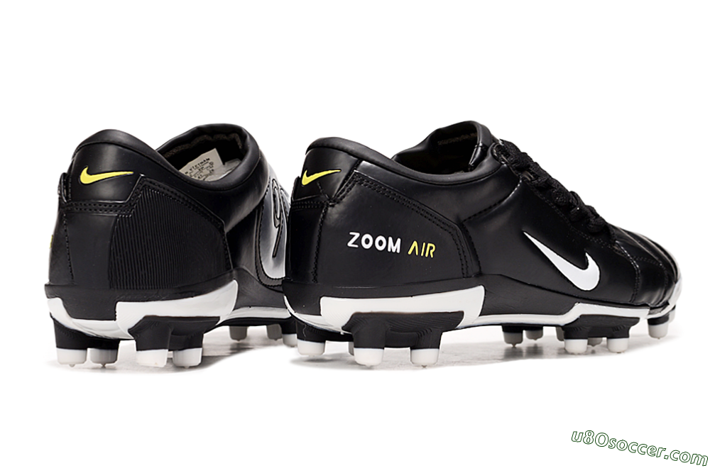 Nike Air Zoom Total 90 III FG Firm Ground Soccer Cleats - Black/White/Yellow 7
