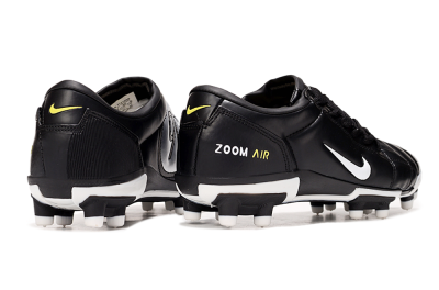 Nike Air Zoom Total 90 III FG Firm Ground Soccer Cleats - Black/White/Yellow