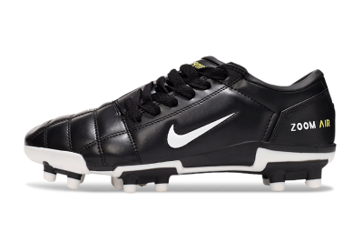 Nike Air Zoom Total 90 III FG Firm Ground Soccer Cleats - Black/White/Yellow
