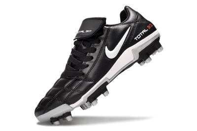 Nike Total 90 III FG Firm Ground Soccer Cleats - Black/White/Red