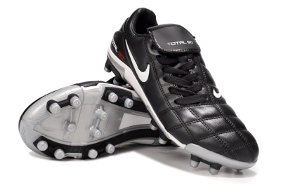 Nike Total 90 III FG Firm Ground Soccer Cleats - Black/White/Red