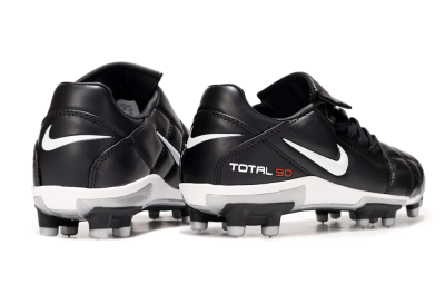 Nike Total 90 III FG Firm Ground Soccer Cleats - Black/White/Red