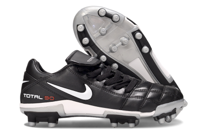Nike Total 90 III FG Firm Ground Soccer Cleats - Black/White/Red
