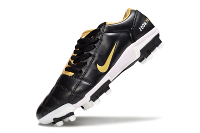 Nike Air Zoom Total 90 III FG Firm Ground Soccer Cleats - Black/Gold/White