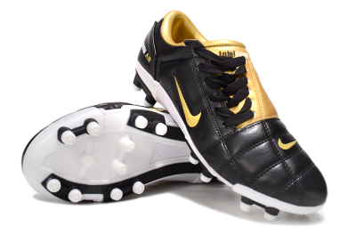 Nike Air Zoom Total 90 III FG Firm Ground Soccer Cleats - Black/Gold/White