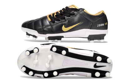 Nike Air Zoom Total 90 III FG Firm Ground Soccer Cleats - Black/Gold/White