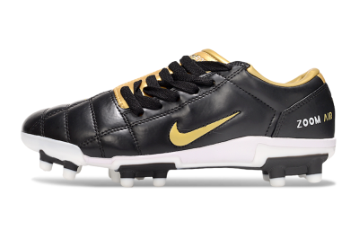 Nike Air Zoom Total 90 III FG Firm Ground Soccer Cleats - Black/Gold/White