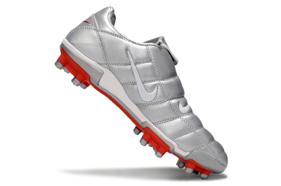 Nike Total 90 III FG Firm Ground Soccer Cleats - Silver/White/Red