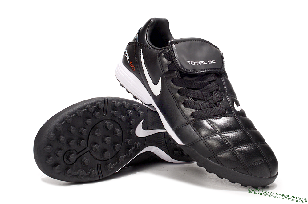Nike Total 90 III TF Artificial Turf Soccer Shoes - Black/White/Red 4