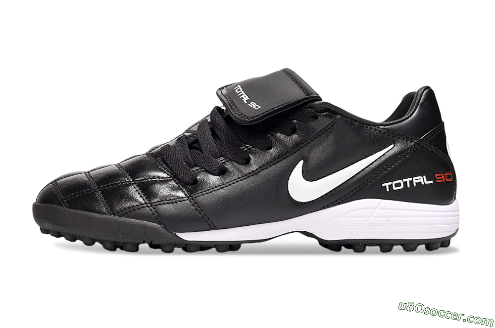 Nike Total 90 III TF Artificial Turf Soccer Shoes - Black/White/Red 2