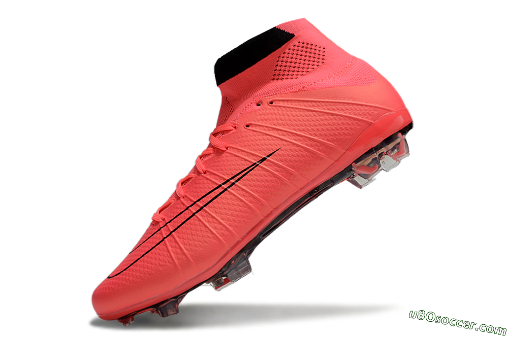 Nike Mercurial Superfly 4 Elite FG Firm Ground Soccer Cleats - Red/Black 5