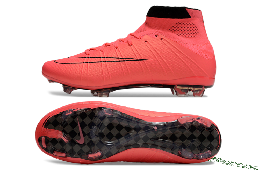 Nike Mercurial Superfly 4 Elite FG Firm Ground Soccer Cleats - Red/Black 0