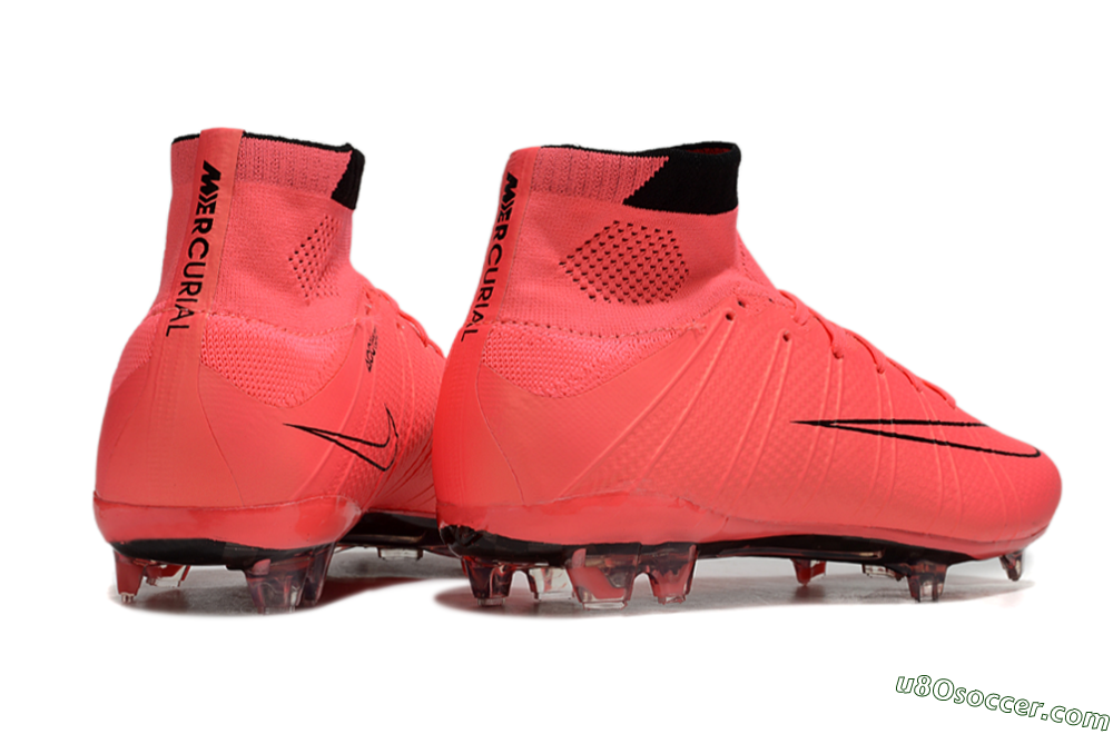 Nike Mercurial Superfly 4 Elite FG Firm Ground Soccer Cleats - Red/Black 6