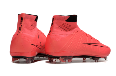 Nike Mercurial Superfly 4 Elite FG Firm Ground Soccer Cleats - Red/Black