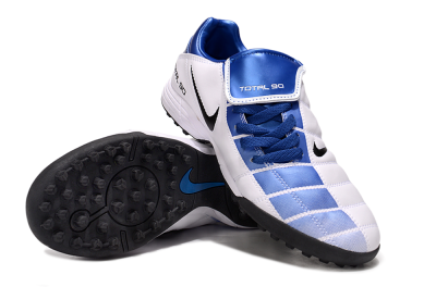 Nike Total 90 III TF Artificial Turf Soccer Shoes - Blue/White/Black