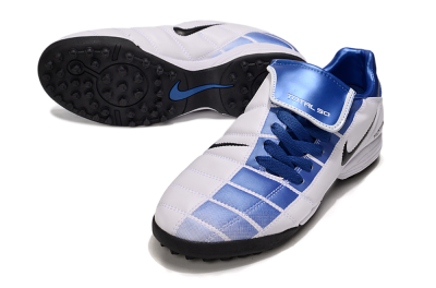 Nike Total 90 III TF Artificial Turf Soccer Shoes - Blue/White/Black