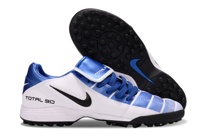 Nike Total 90 III TF Artificial Turf Soccer Shoes - Blue/White/Black