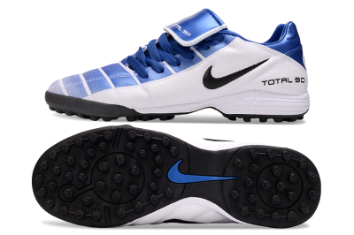 Nike Total 90 III TF Artificial Turf Soccer Shoes - Blue/White/Black