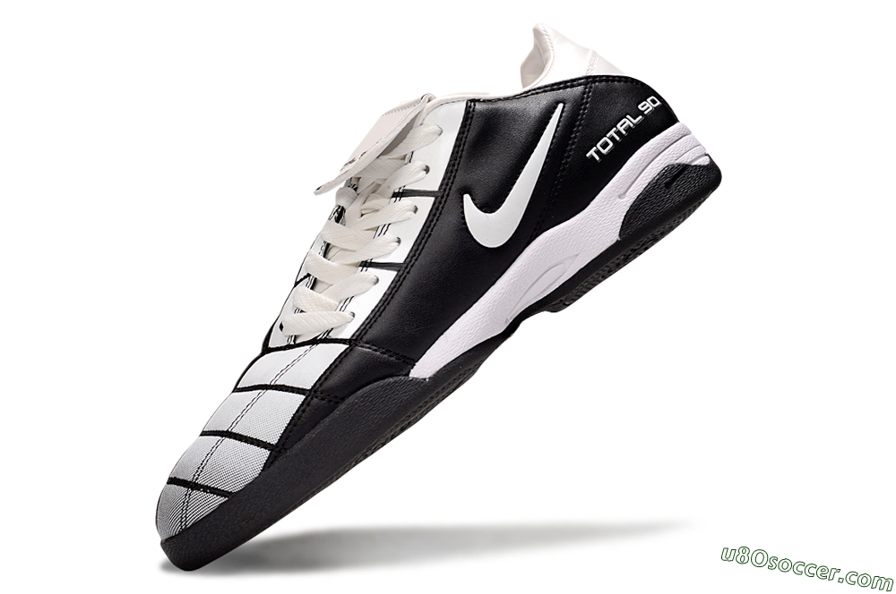 Nike Total 90 III IC Indoor & Futsal Soccer Shoes - Silver/Black/White 6