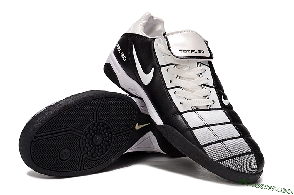 Nike Total 90 III IC Indoor & Futsal Soccer Shoes - Silver/Black/White 4