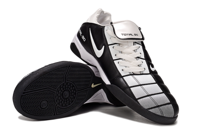 Nike Total 90 III IC Indoor & Futsal Soccer Shoes - Silver/Black/White