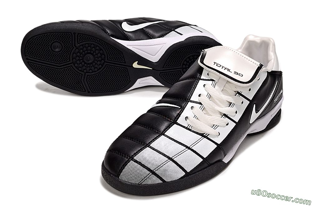 Nike Total 90 III IC Indoor & Futsal Soccer Shoes - Silver/Black/White 3