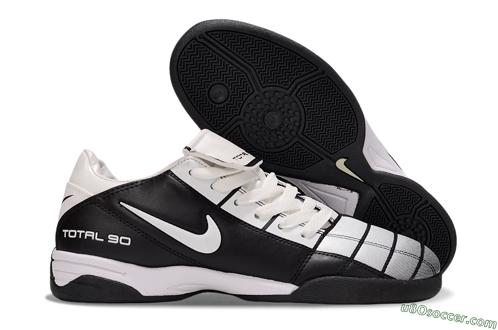 Nike Total 90 III IC Indoor & Futsal Soccer Shoes - Silver/Black/White 1