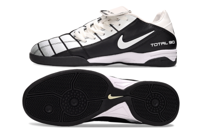 Nike Total 90 III IC Indoor & Futsal Soccer Shoes - Silver/Black/White