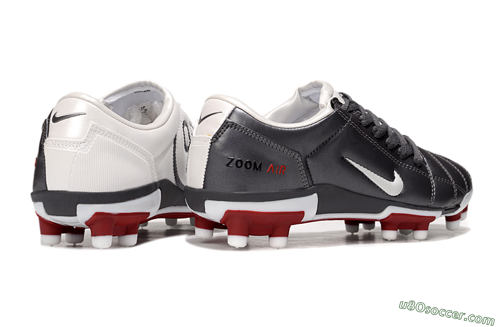 Nike Air Zoom Total 90 III FG Firm Ground Soccer Cleats - Silver/White/Red 7
