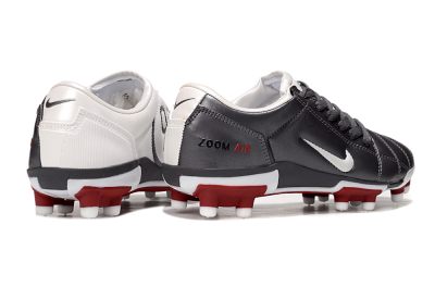 Nike Air Zoom Total 90 III FG Firm Ground Soccer Cleats - Silver/White/Red