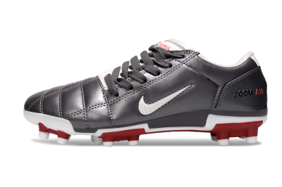Nike Air Zoom Total 90 III FG Firm Ground Soccer Cleats - Silver/White/Red