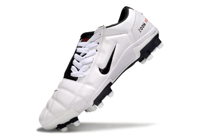 Nike Air Zoom Total 90 III FG Firm Ground Soccer Cleats - White/Black/Red