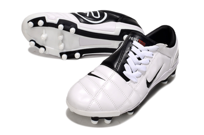 Nike Air Zoom Total 90 III FG Firm Ground Soccer Cleats - White/Black/Red