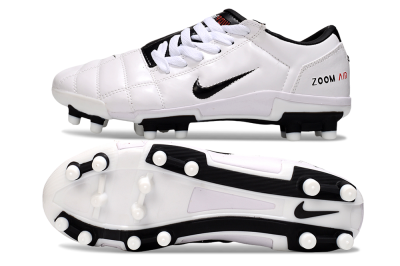 Nike Air Zoom Total 90 III FG Firm Ground Soccer Cleats - White/Black/Red
