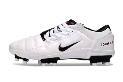 Nike Air Zoom Total 90 III FG Firm Ground Soccer Cleats - White/Black/Red