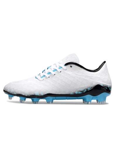Nike Hypervenom Phantom FG Firm Ground Soccer Cleats - White/Black/Blue