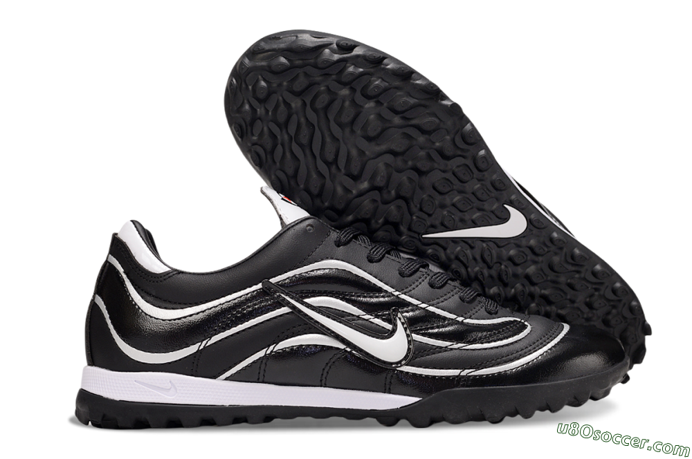 Nike Mercurial R9 TF Artificial Turf Soccer Shoes - Black/White 1